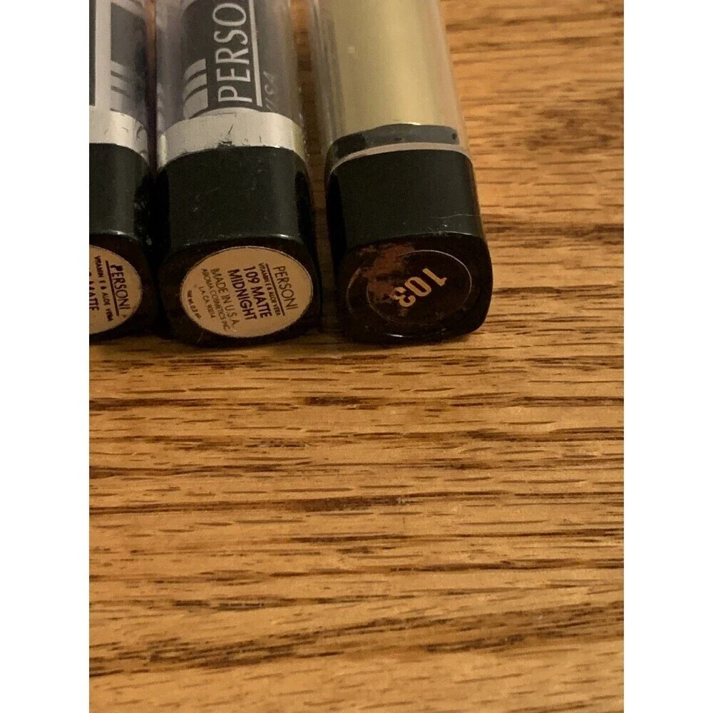 Personi LIPSTICK (4) Set Matte Midnight 109 Cabernet 49 Maxi 103 NEW y2k VTG